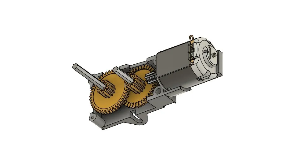 Hộp số cho xe điều khiển từ xa với động cơ nhỏ - Image 6