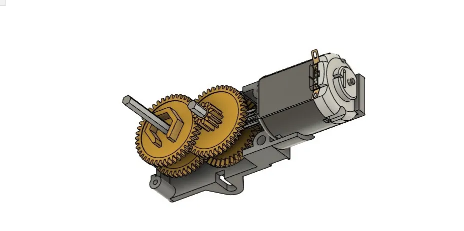 Hộp số cho xe điều khiển từ xa với động cơ nhỏ - Image 8