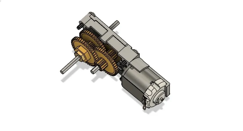 Hộp số cho xe điều khiển từ xa với động cơ nhỏ - Image 11