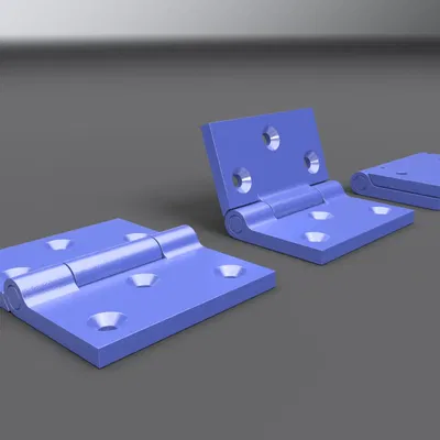 Bản lề mạnh mẽ có thể in liền mạch mà không cần lắp ráp