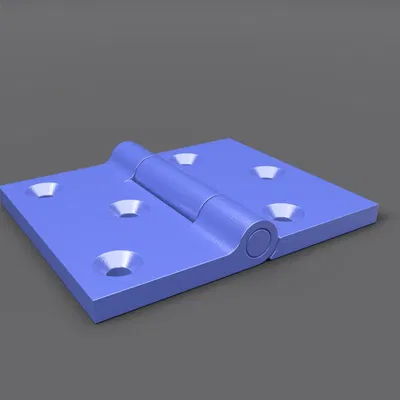 Bản lề mạnh mẽ có thể in liền mạch mà không cần lắp ráp