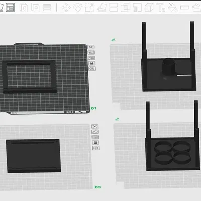 Hộp ảnh/lưu giữ kỷ niệm lithophane in 3D