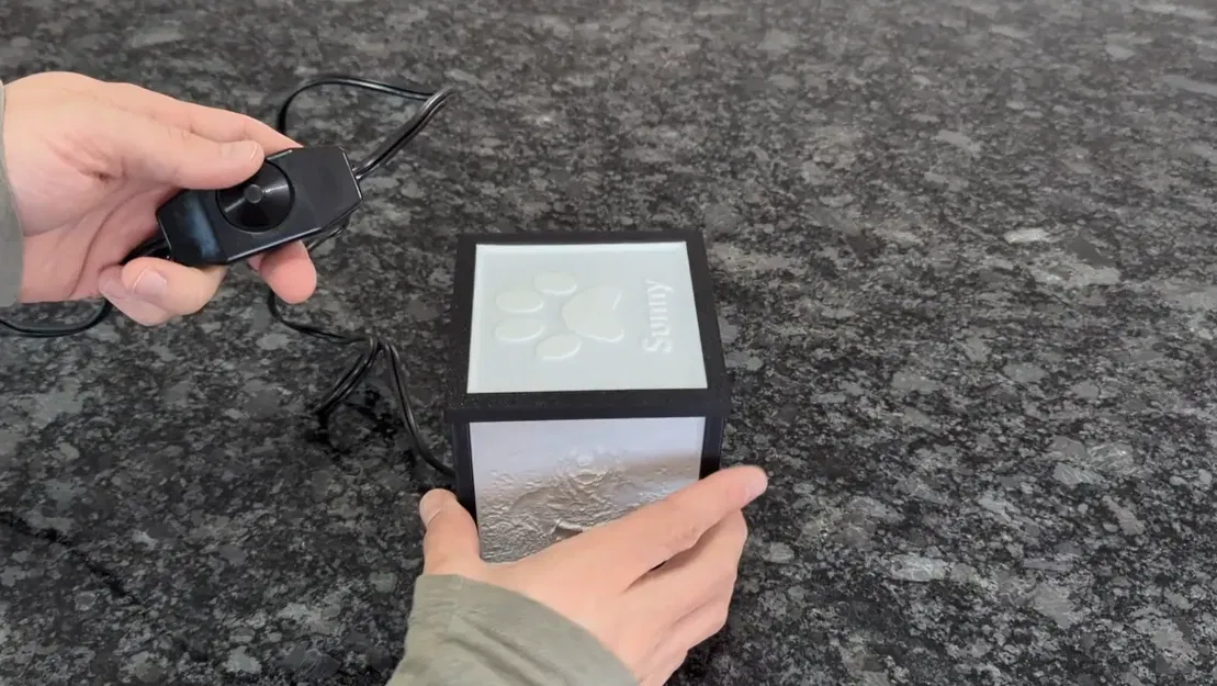 Hộp ảnh/lưu giữ kỷ niệm lithophane in 3D - Image 5