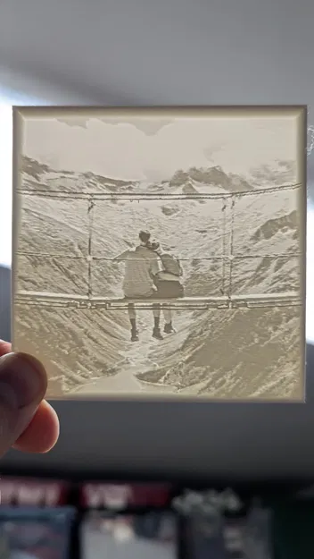 Hộp ảnh/lưu giữ kỷ niệm lithophane in 3D - Image 6