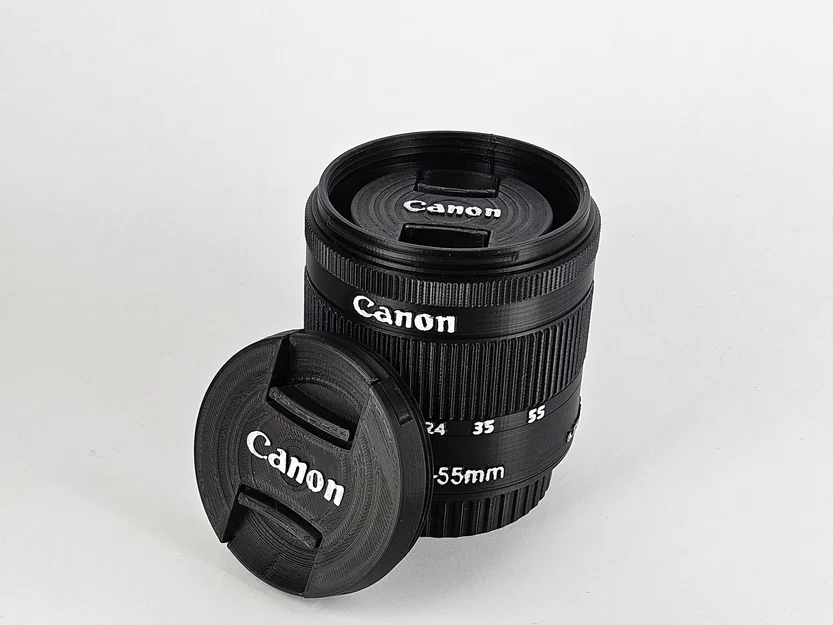 Hộp đựng ống kính Canon EF-S 18-55mm và giá đỡ bút - Image 2