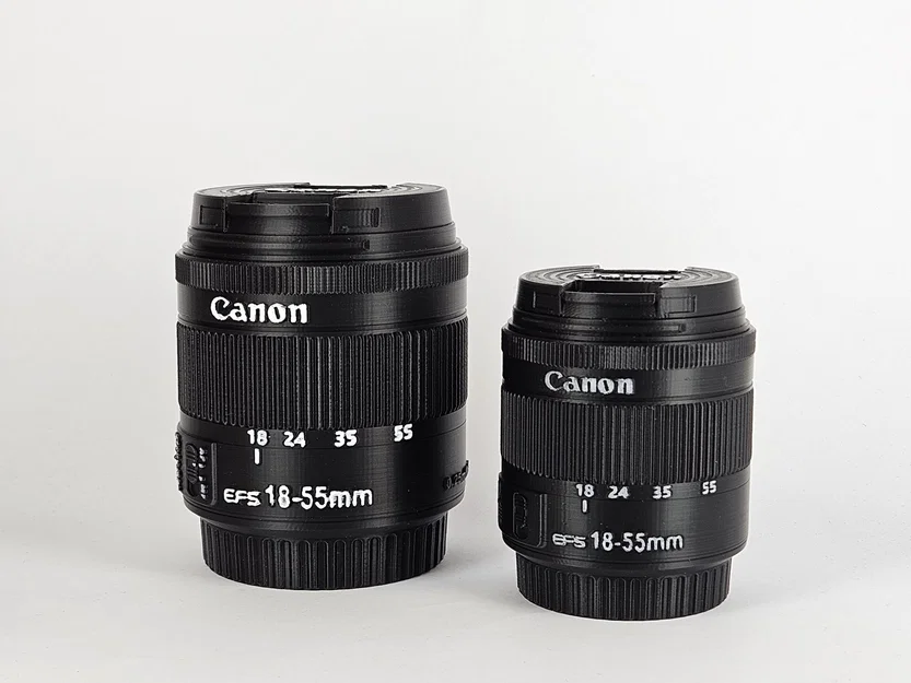 Hộp đựng ống kính Canon EF-S 18-55mm và giá đỡ bút - Image 3