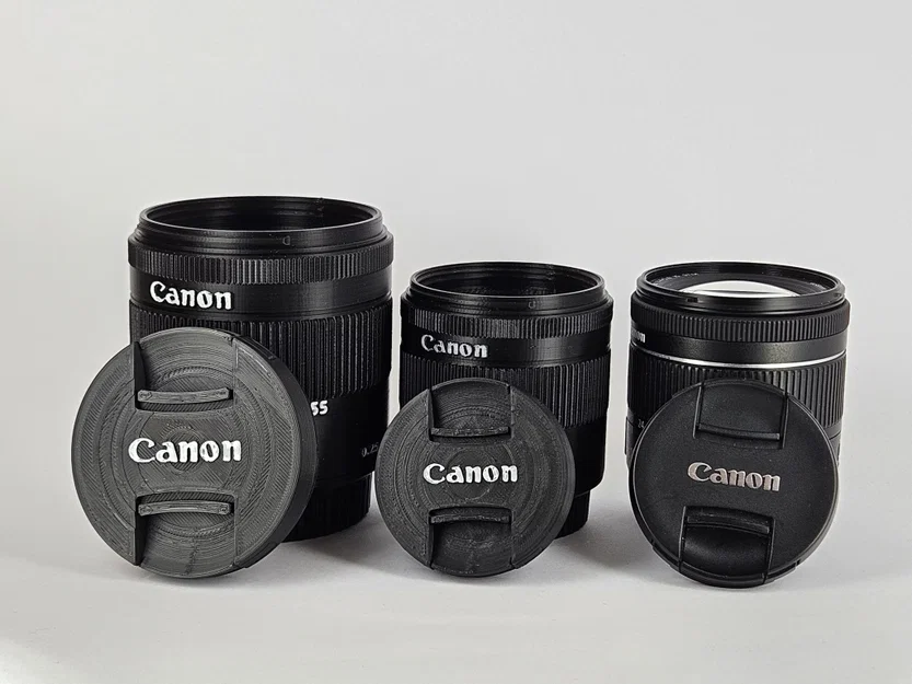 Hộp đựng ống kính Canon EF-S 18-55mm và giá đỡ bút - Image 4