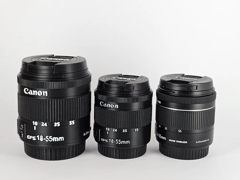 Hộp đựng ống kính Canon EF-S 18-55mm và giá đỡ bút - Image 5