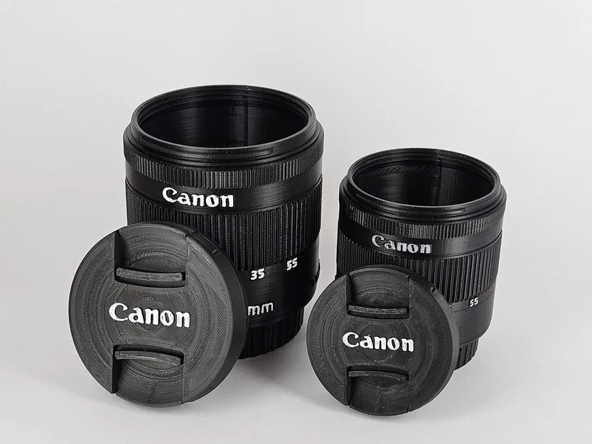 Hộp đựng ống kính Canon EF-S 18-55mm và giá đỡ bút - Image 8