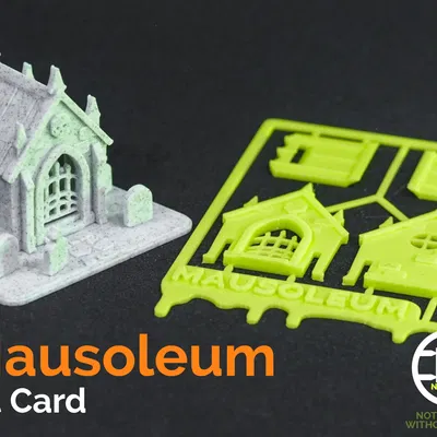 Bộ mô hình lăng mộ ma quái trong nghĩa trang nhỏ xinh