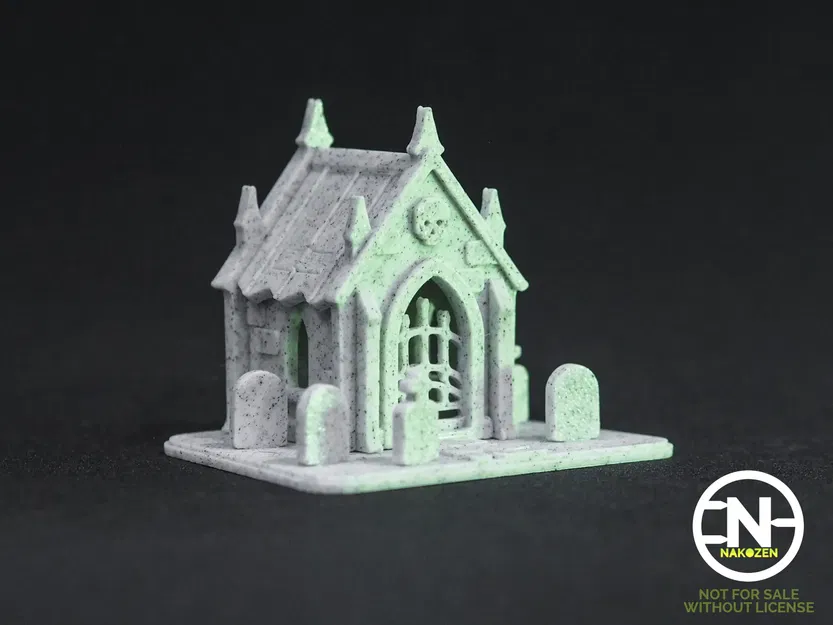 Bộ mô hình lăng mộ ma quái trong nghĩa trang nhỏ xinh - Image 2