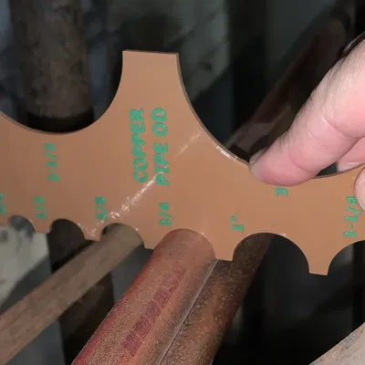 Thước đo đường kính ống đồng UFS-105, đo bên ngoài