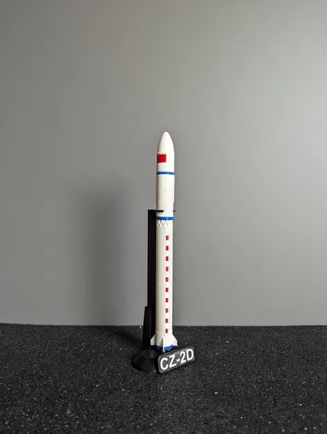 Tên lửa CZ-2D trong bộ sưu tập mô hình tỷ lệ 1:200 - Image 2