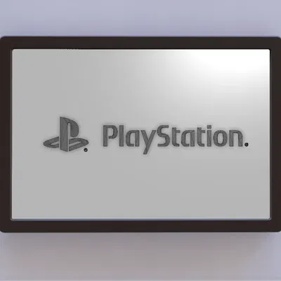 Nghệ thuật treo tường biểu tượng PlayStation cổ điển