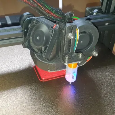 Giá đỡ BLTouch và cảm biến LED cho mô hình quạt Ugly nhưng nhẹ