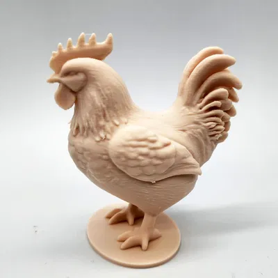 Mô hình gà mini đứng độc lập cho trang trại