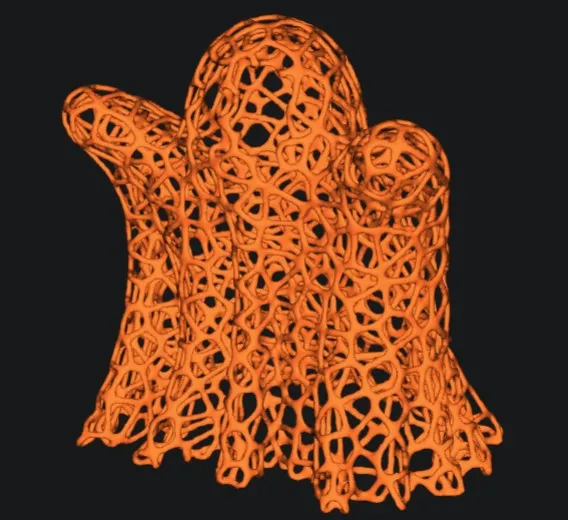 Trang trí ma Voronoi cho Halloween - Image 2