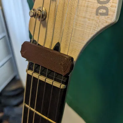 Bộ giảm âm dây đàn guitar dễ in 3D