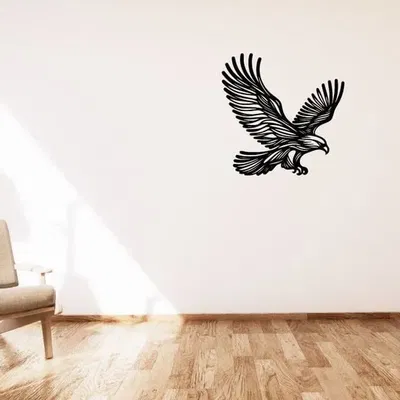 Trang trí tường hoặc bàn hình đại bàng tối giản