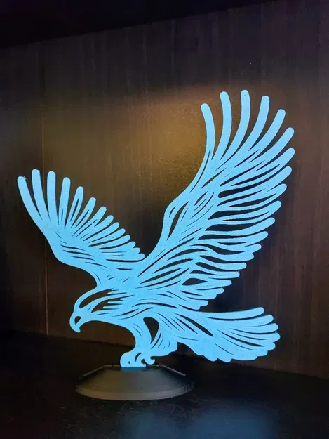 Trang trí tường hoặc bàn hình đại bàng tối giản - Image 6