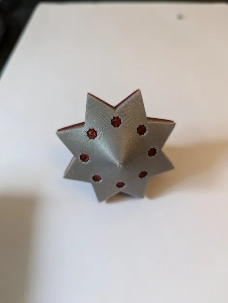 Mô hình toupie sao hai màu với đầu phun đơn - Image 5