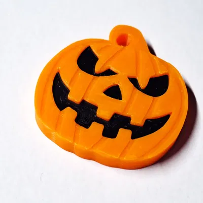 Móc khóa bí ngô Halloween hai màu