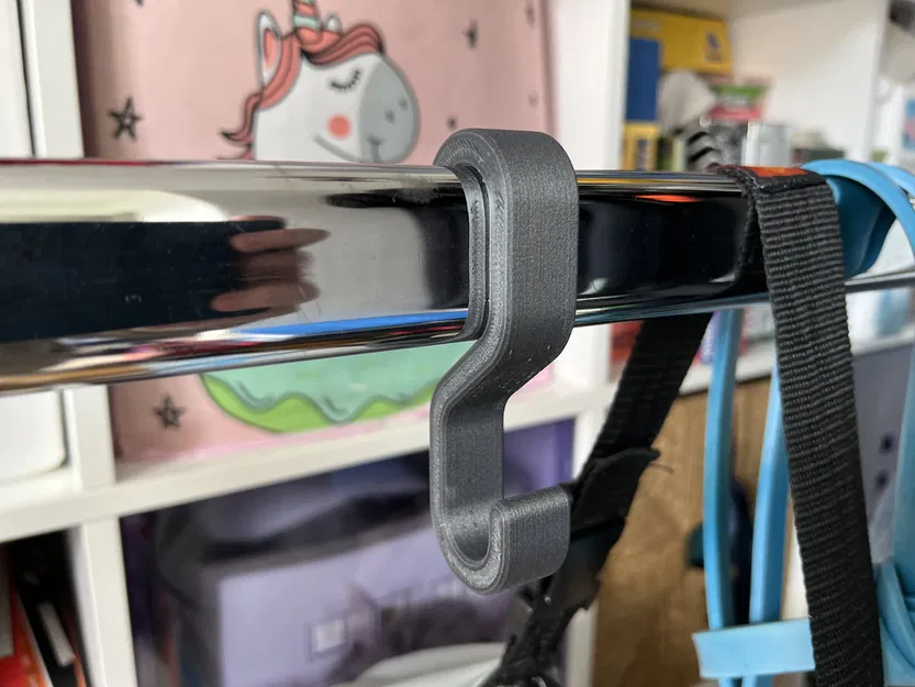 Móc treo áo mạnh mẽ cho thanh treo tủ quần áo 20x40mm - Image 3