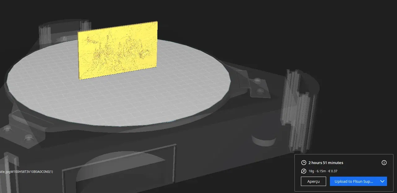 Mô hình Lithophane Hogwarts với xe Ford Anglia nổi tiếng - Image 3