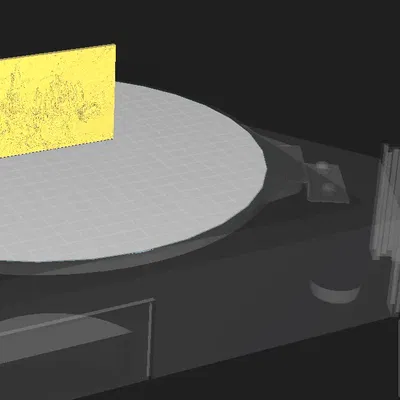 Mô hình Lithophane Hogwarts với xe Ford Anglia nổi tiếng