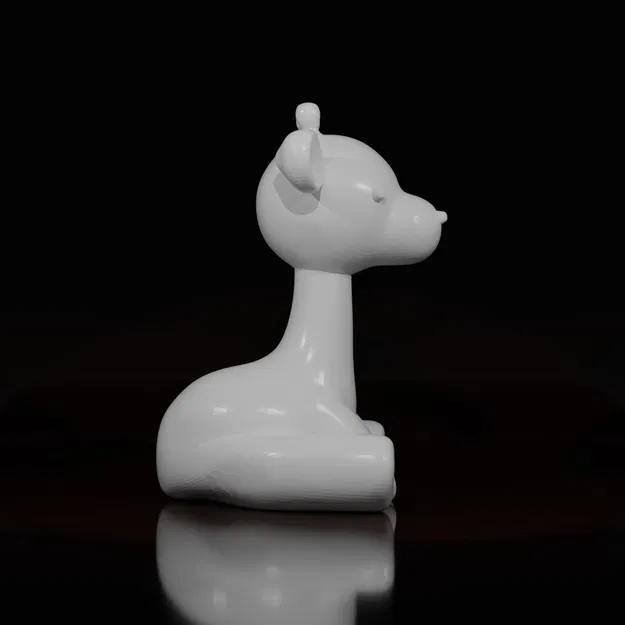 Hươu cao cổ dễ thương ngồi với thiết kế tinh nghịch - Image 2