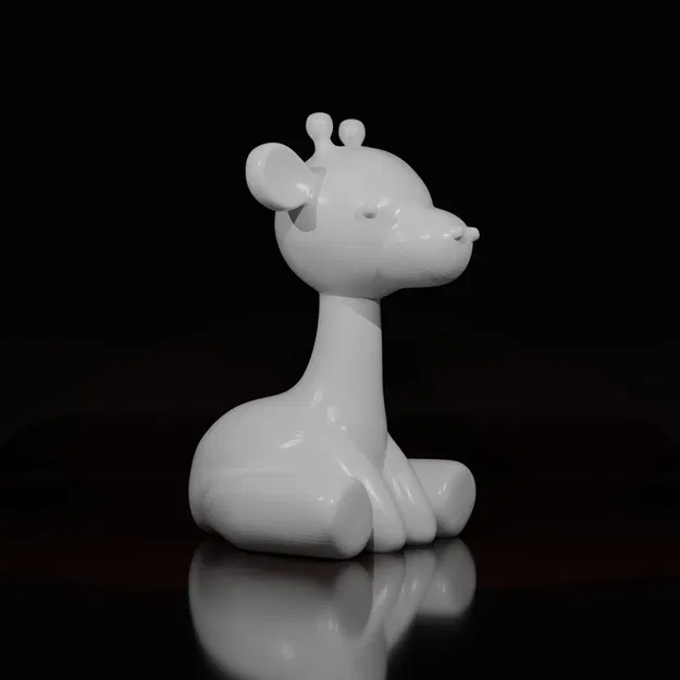 Hươu cao cổ dễ thương ngồi với thiết kế tinh nghịch - Image 4