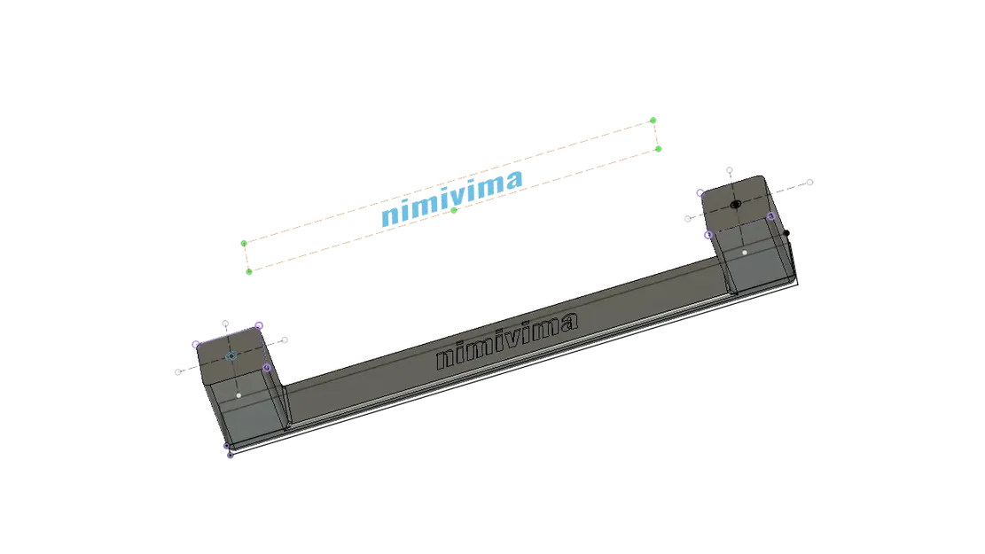 Tay nắm ngăn kéo / tay nắm cửa 180mm - Image 1