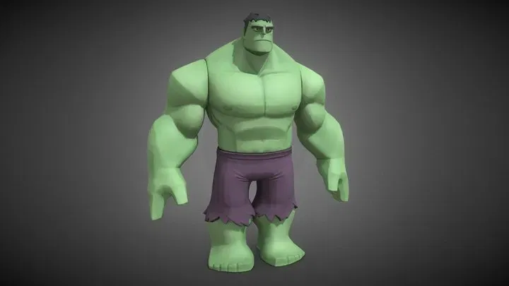 Tượng Hulk trong Disney Infinity 12cm - Image 1