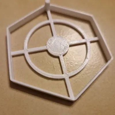 Bảng tường hình lục giác cho huy hiệu du lịch gỗ