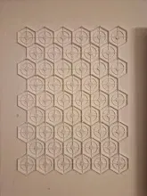 Bảng tường hình lục giác cho huy hiệu du lịch gỗ - Image 4