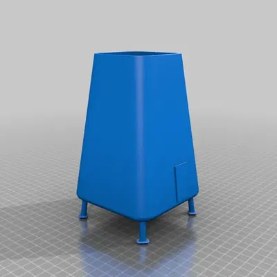 Mô hình máy bay DC-X Delta Clipper với chi tiết dễ in