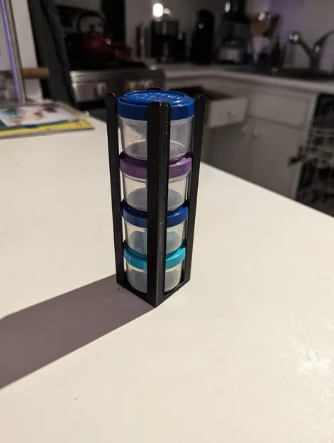 Giá đỡ cho hộp đựng nước sốt salad nhỏ - Image 1