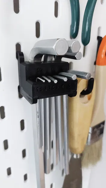 Giá đỡ chìa khóa Allen cho skadis của ikea - Image 3