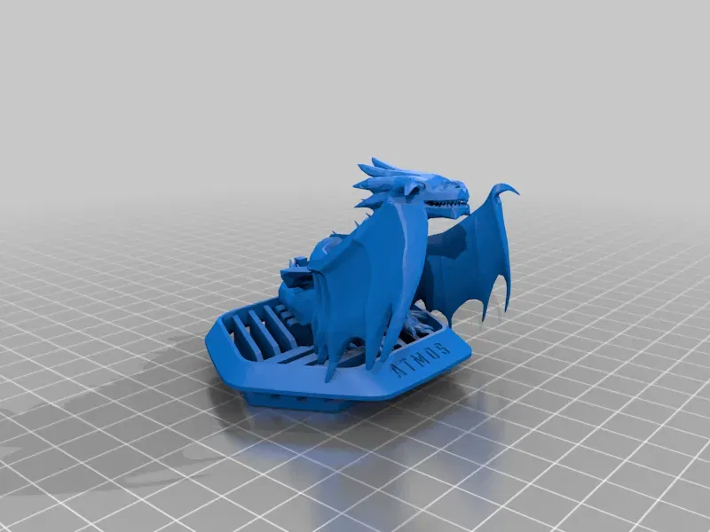 Huy hiệu bơm Atmos Master Cooler hình rồng - Image 1