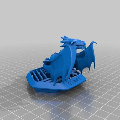 Huy hiệu bơm Atmos Master Cooler hình rồng