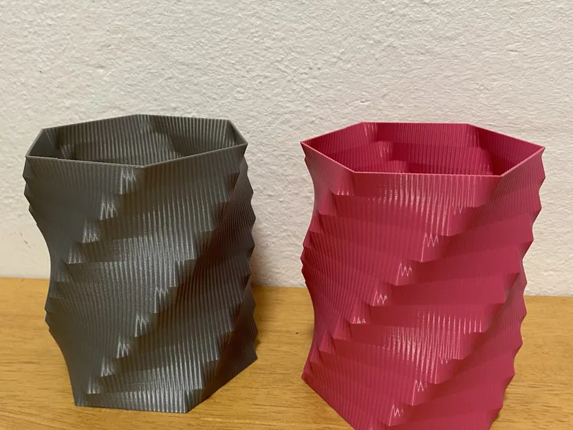 Chậu hình chữ nhật xoắn độc đáo - Image 1