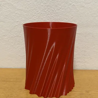 Chậu vải xoắn độc đáo cho trang trí nội thất