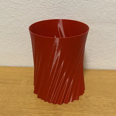 Chậu vải xoắn độc đáo cho trang trí nội thất