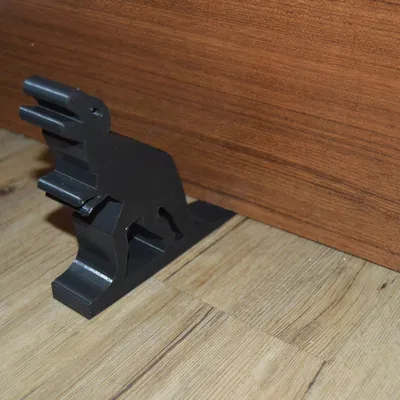 T-rex làm giá đỡ cửa độc đáo