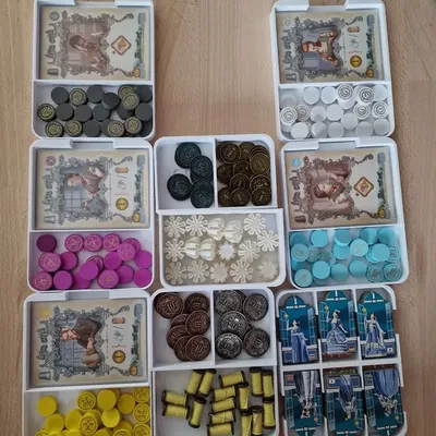 Hộp đựng trò chơi Rococo deluxe với thiết kế tùy chỉnh