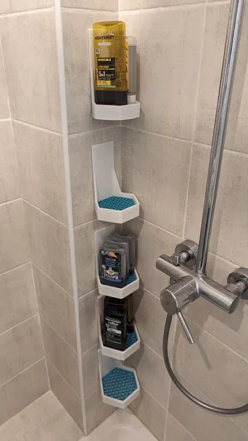 Giá đỡ gel tắm / dầu gội - lưới đối xứng - Image 1