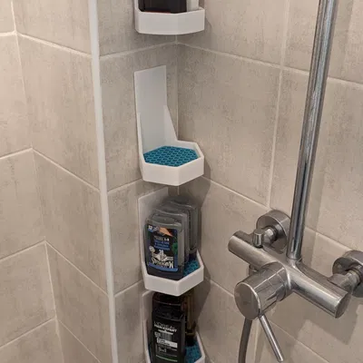 Giá đỡ gel tắm / dầu gội - lưới đối xứng