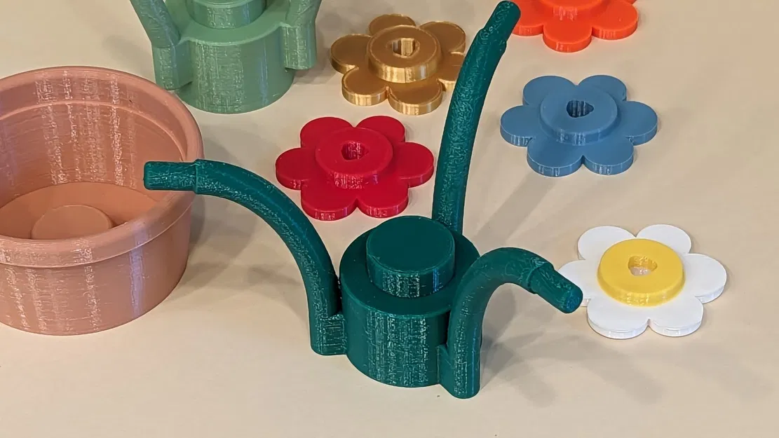 Thân hoa tròn lắp ghép cho mô hình hoa Lego - Image 2