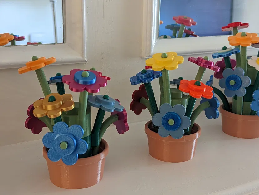 Thân hoa tròn lắp ghép cho mô hình hoa Lego - Image 6