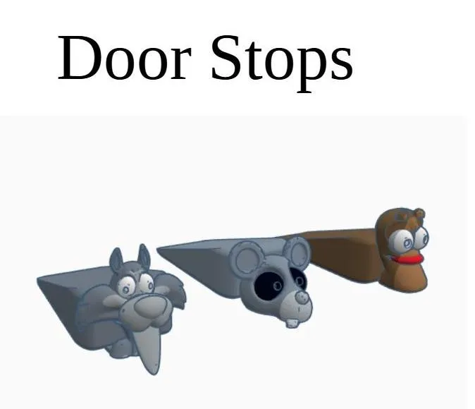 Cụng giữ cửa hình động vật trang trí nhà cửa - Image 1